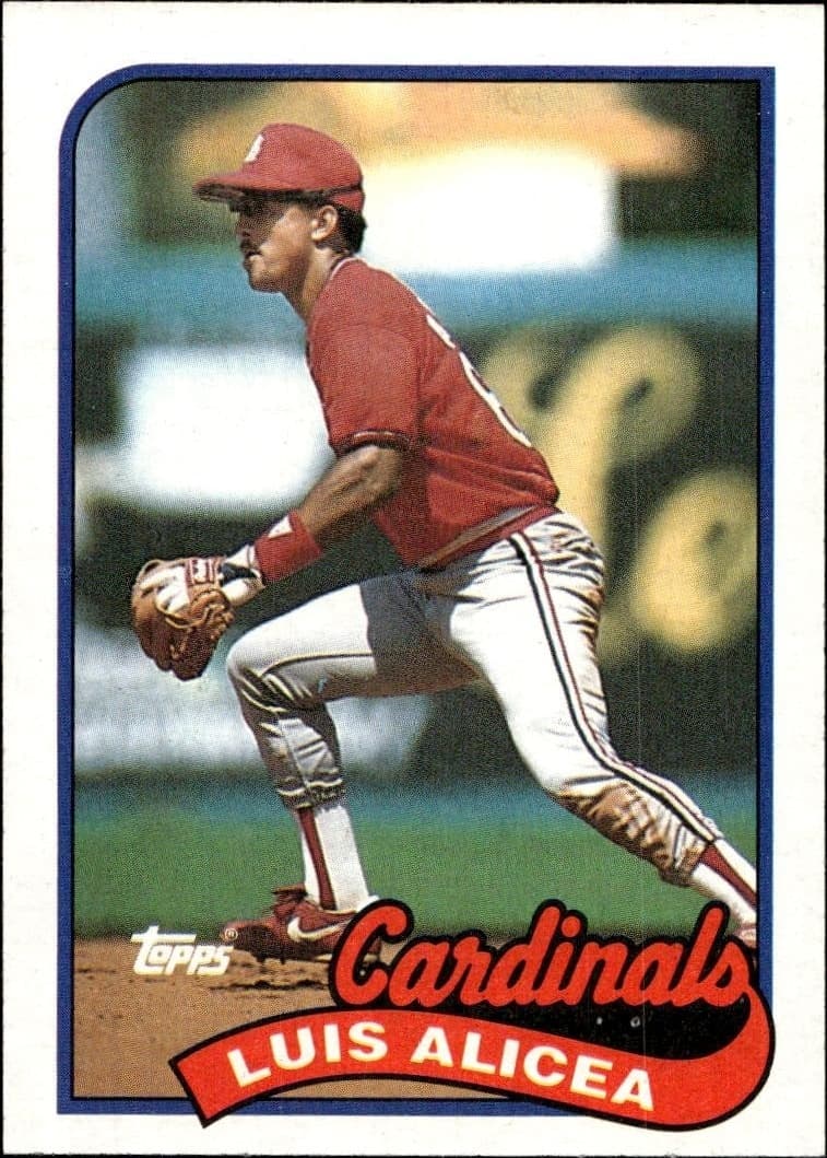 1989 Topps Luis Alicea #588 trading card