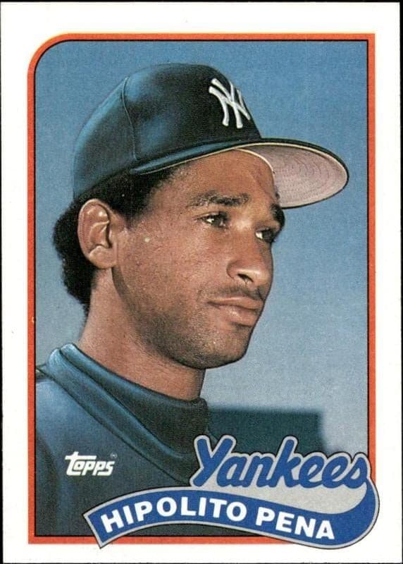 1989 Topps Hipolito Pena #109 trading card