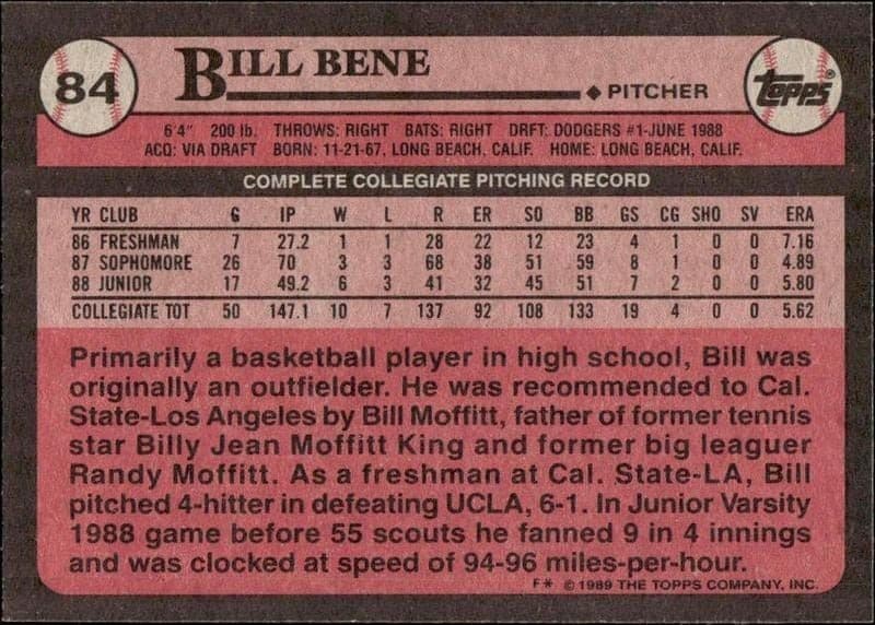 Bill Bene - Back
