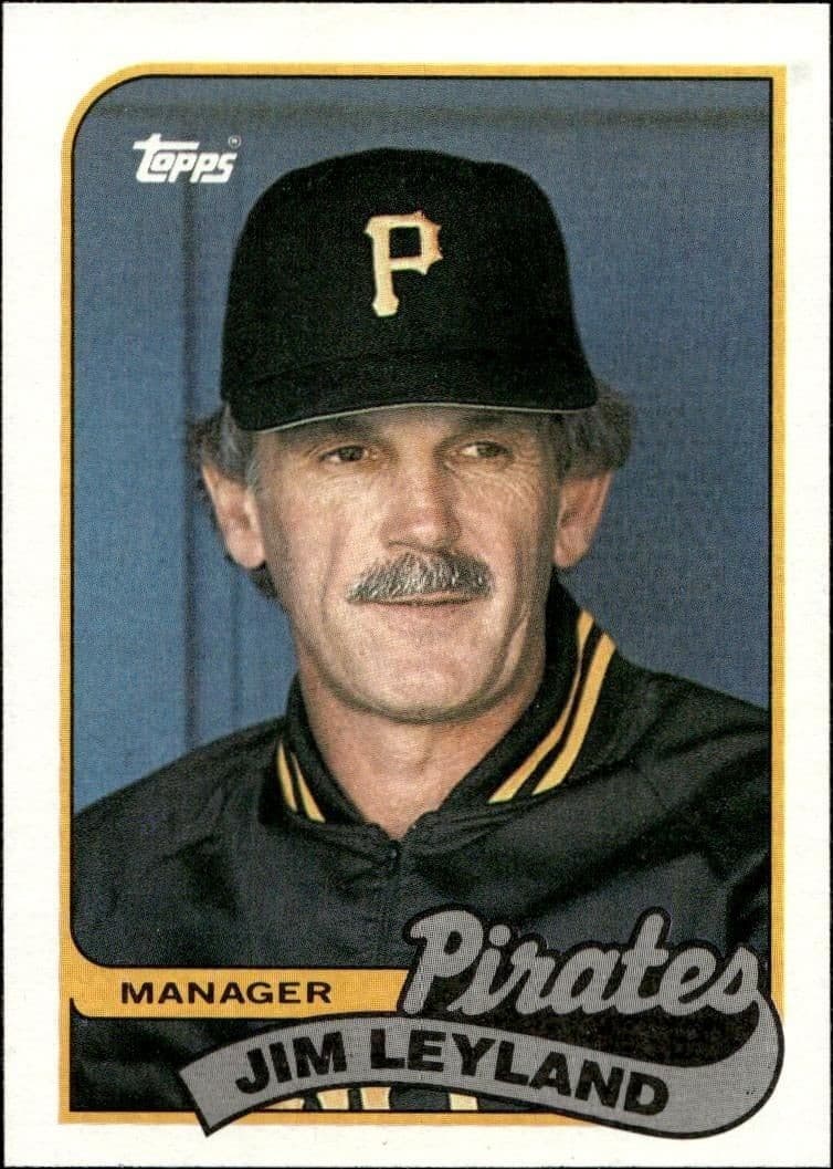 1989 Topps Jim Leyland #284 trading card