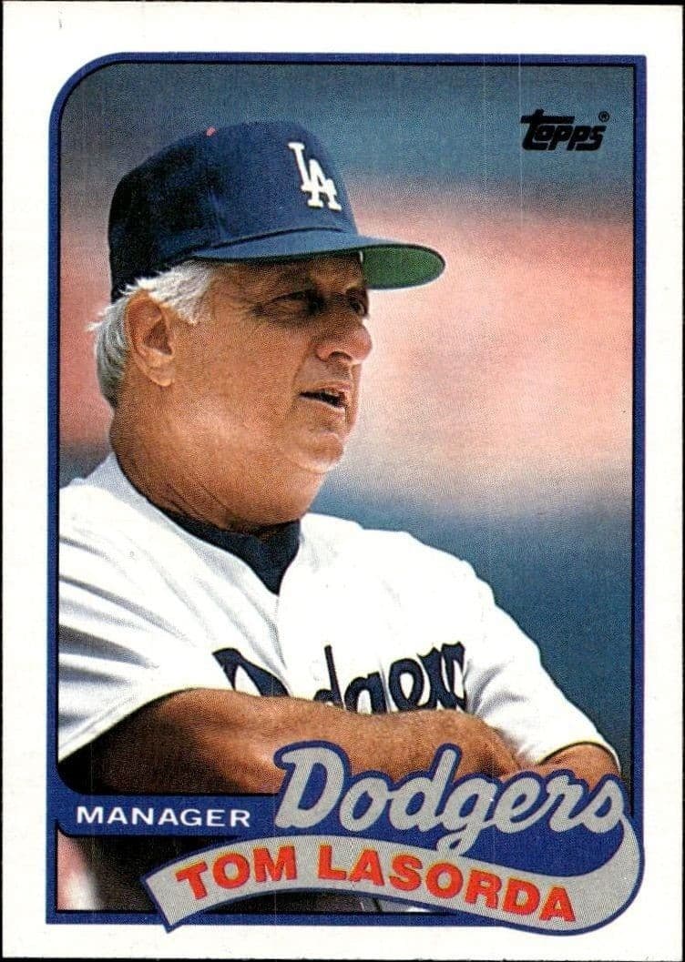 1989 Topps Tom Lasorda #254 trading card