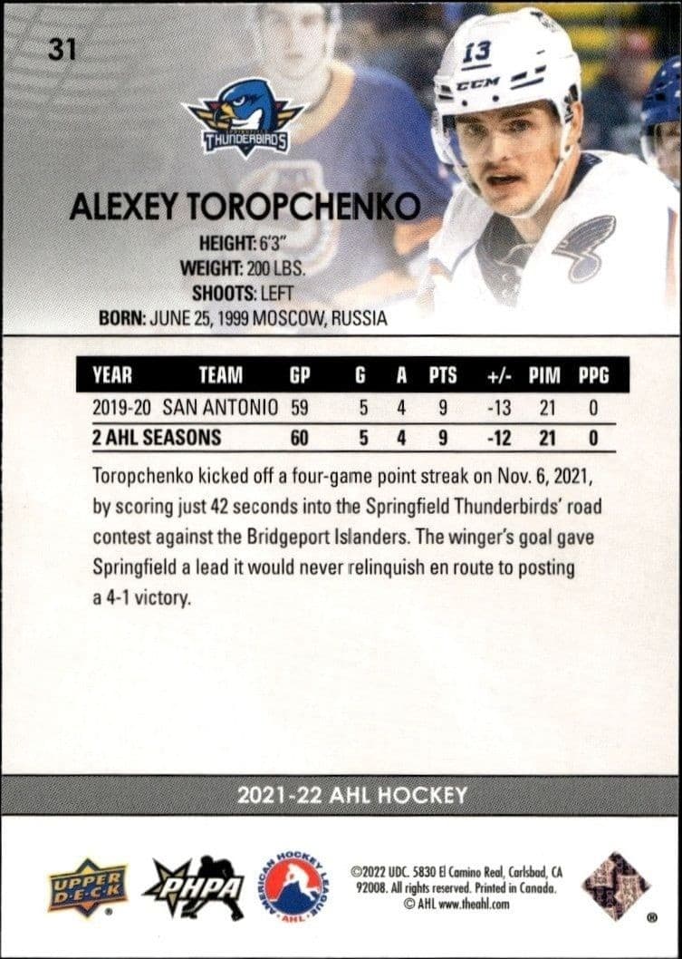Alexey Toropchenko - Back