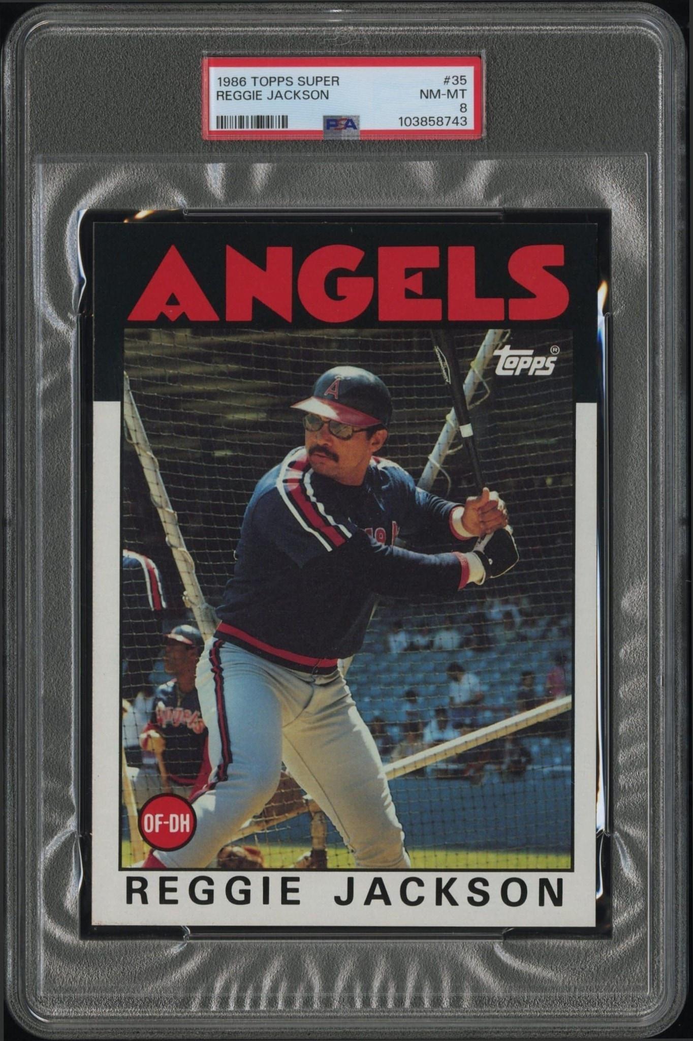 1986 Topps Super Reggie Jackson #35 trading card