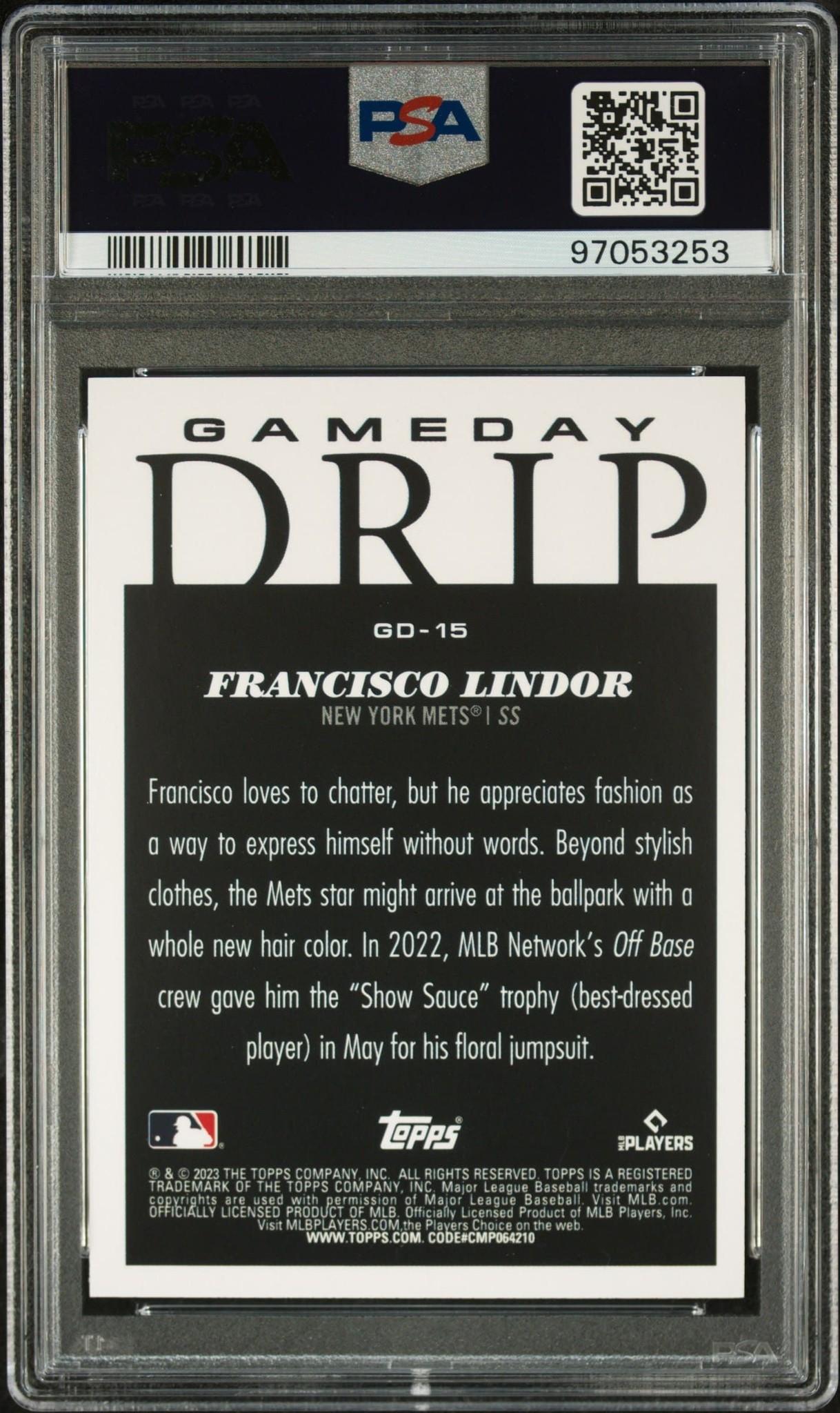 Francisco Lindor - Back