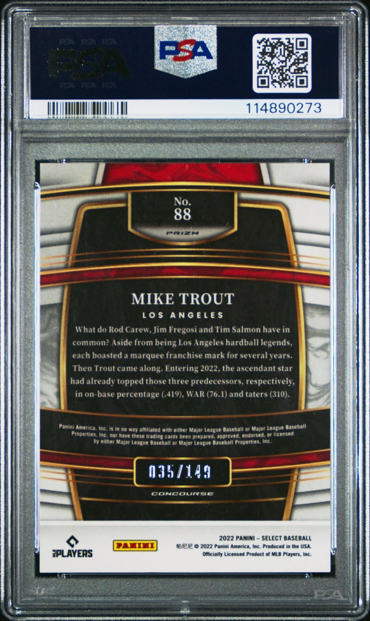Mike Trout - Back
