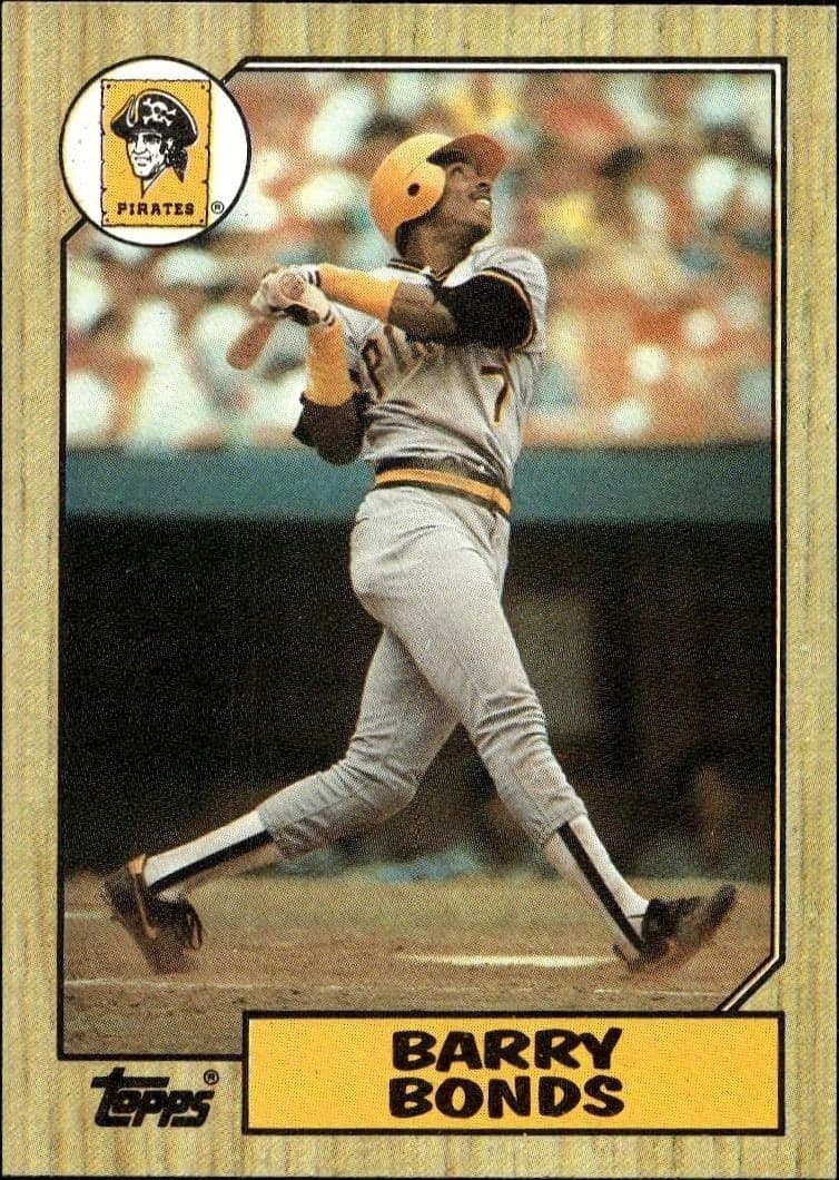 1987 Topps Barry Bonds #320 trading card