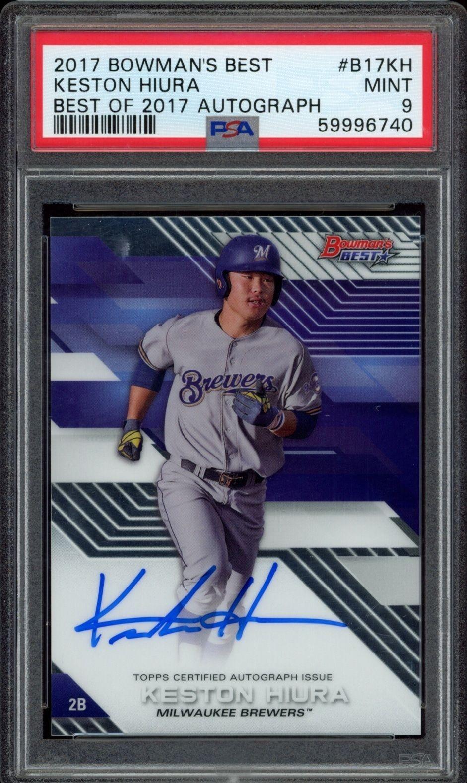 2017 Bowmans-Best Keston Hiura #B17-KH trading card