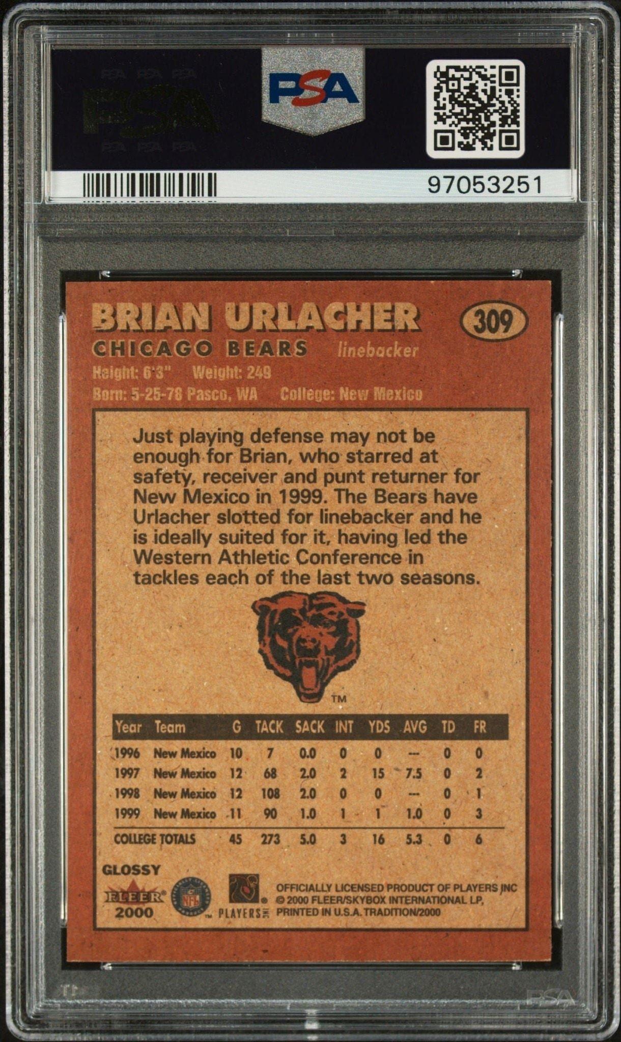 Brian Urlacher - Back