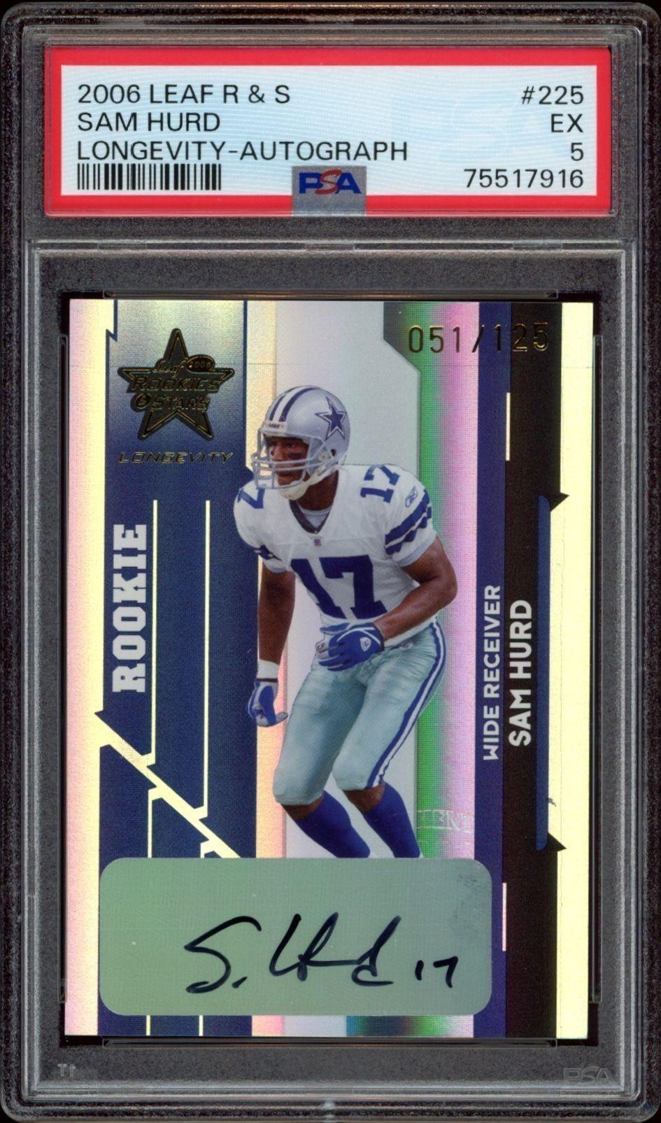 2006 Leaf Rookies & Stars Sam Hurd #225 trading card
