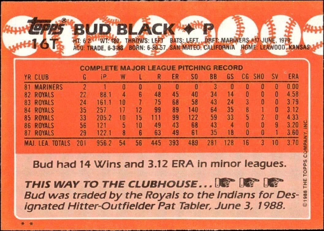 Bud Black - Back