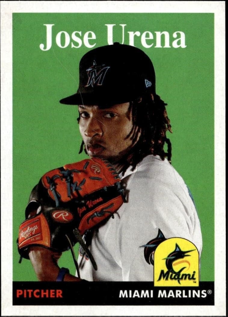 2019 Topps Archives Jose Urena #32 trading card