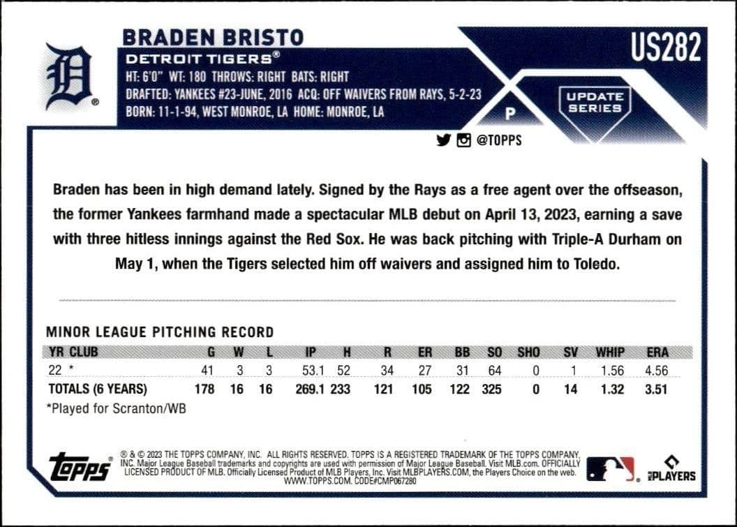 Braden Bristo - Back