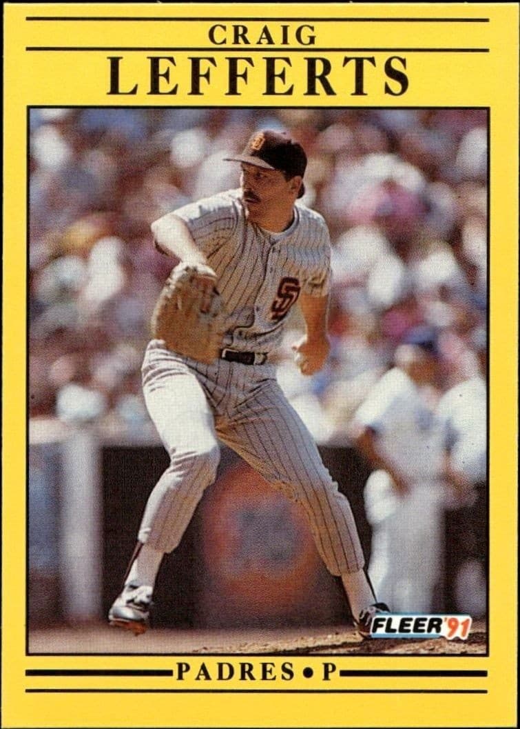 1991 Fleer Craig Lefferts #534 trading card