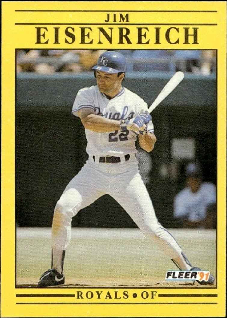 1991 Fleer Jim Eisenreich #557 trading card