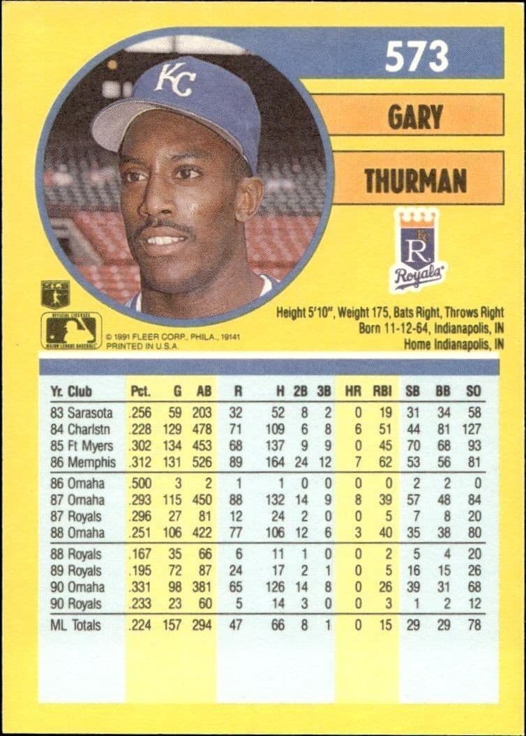 Gary Thurman - Back