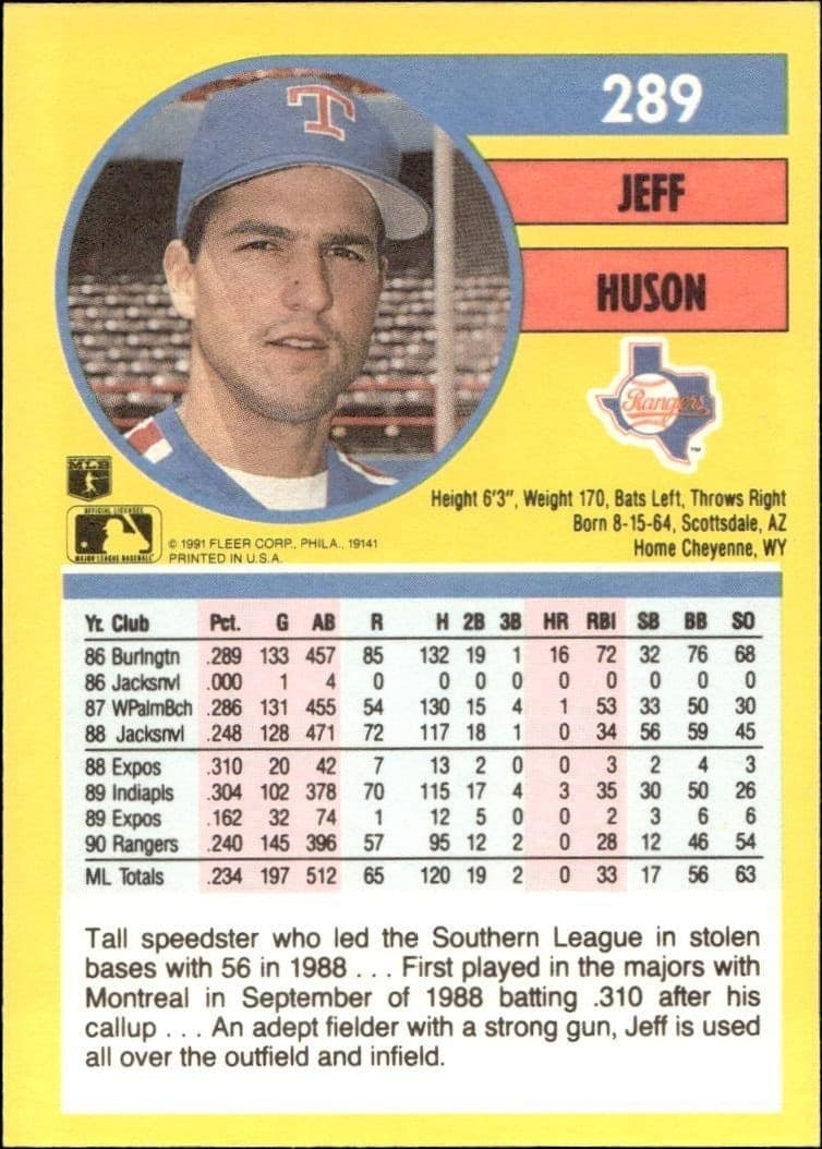 Jeff Huson - Back