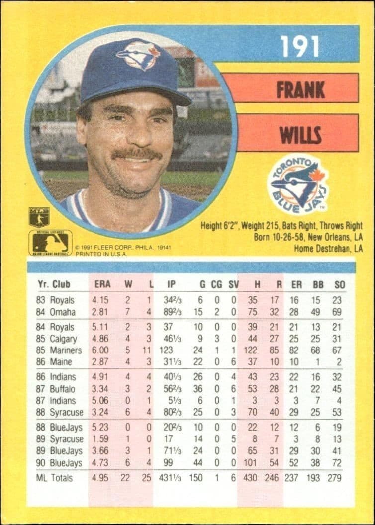 Frank Wills - Back