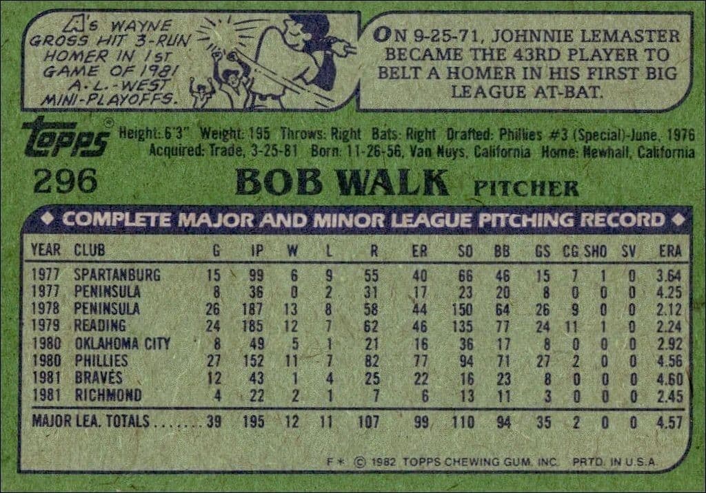 Bob Walk - Back