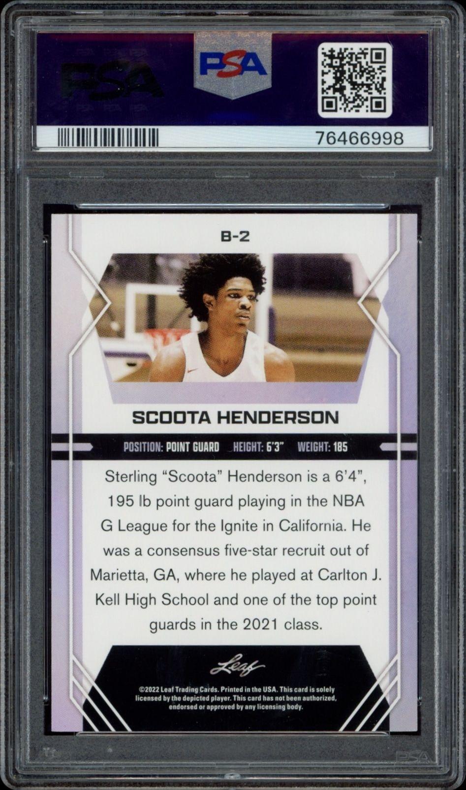 Scoot Henderson - Back
