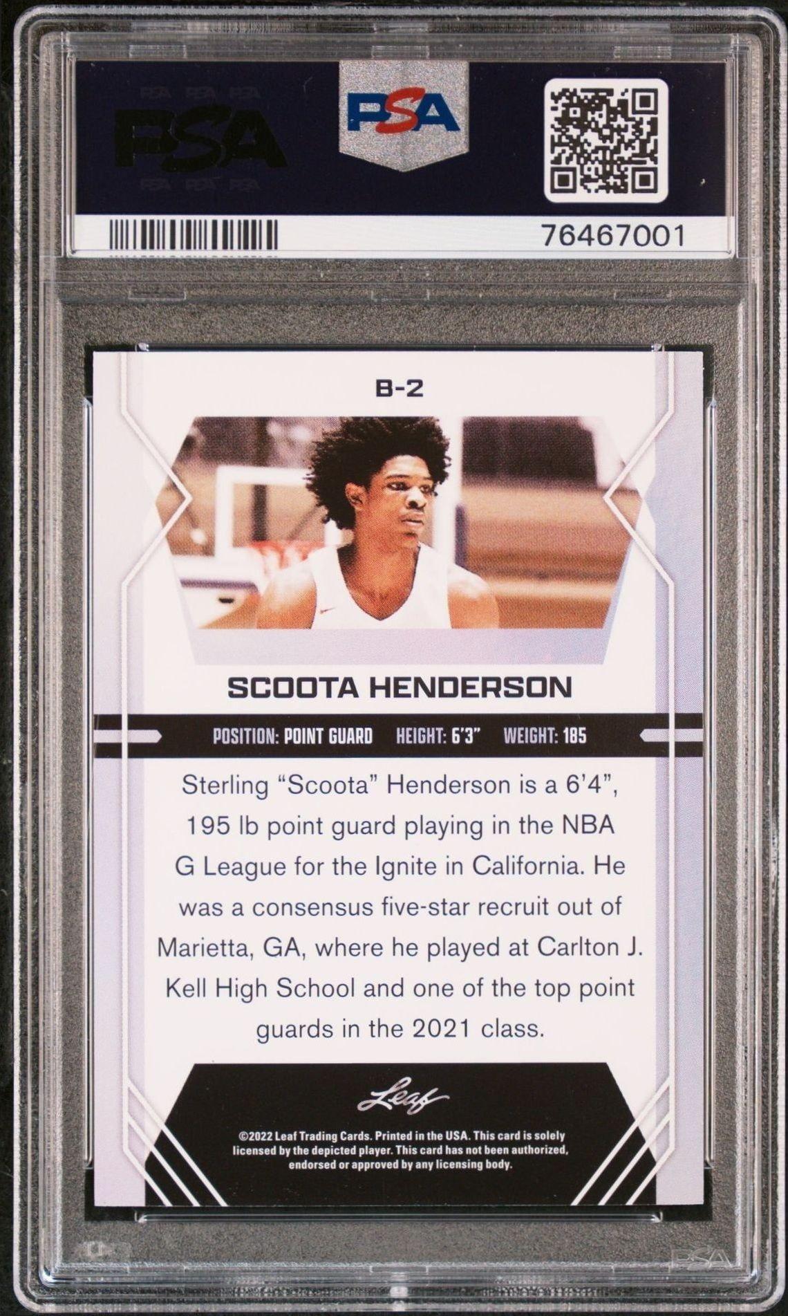 Scoot Henderson - Back