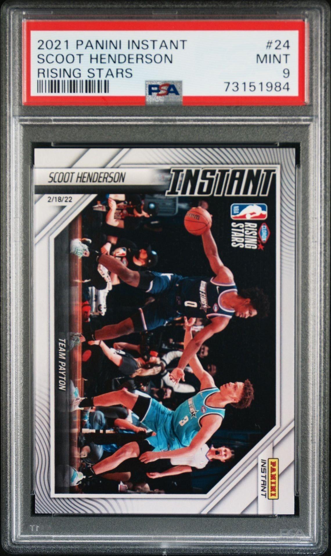 2021-22 Panini Instant Scoot Henderson #24 trading card