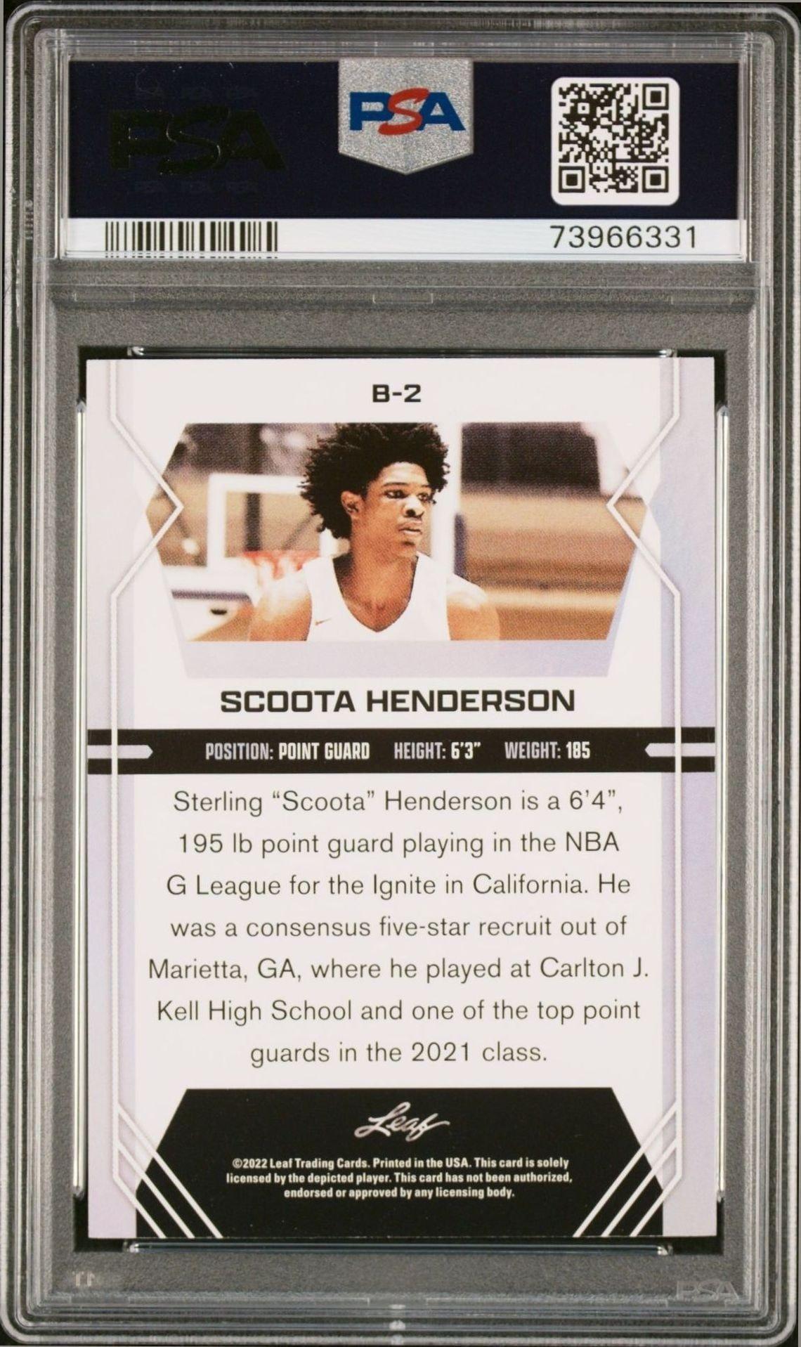 Scoot Henderson - Back