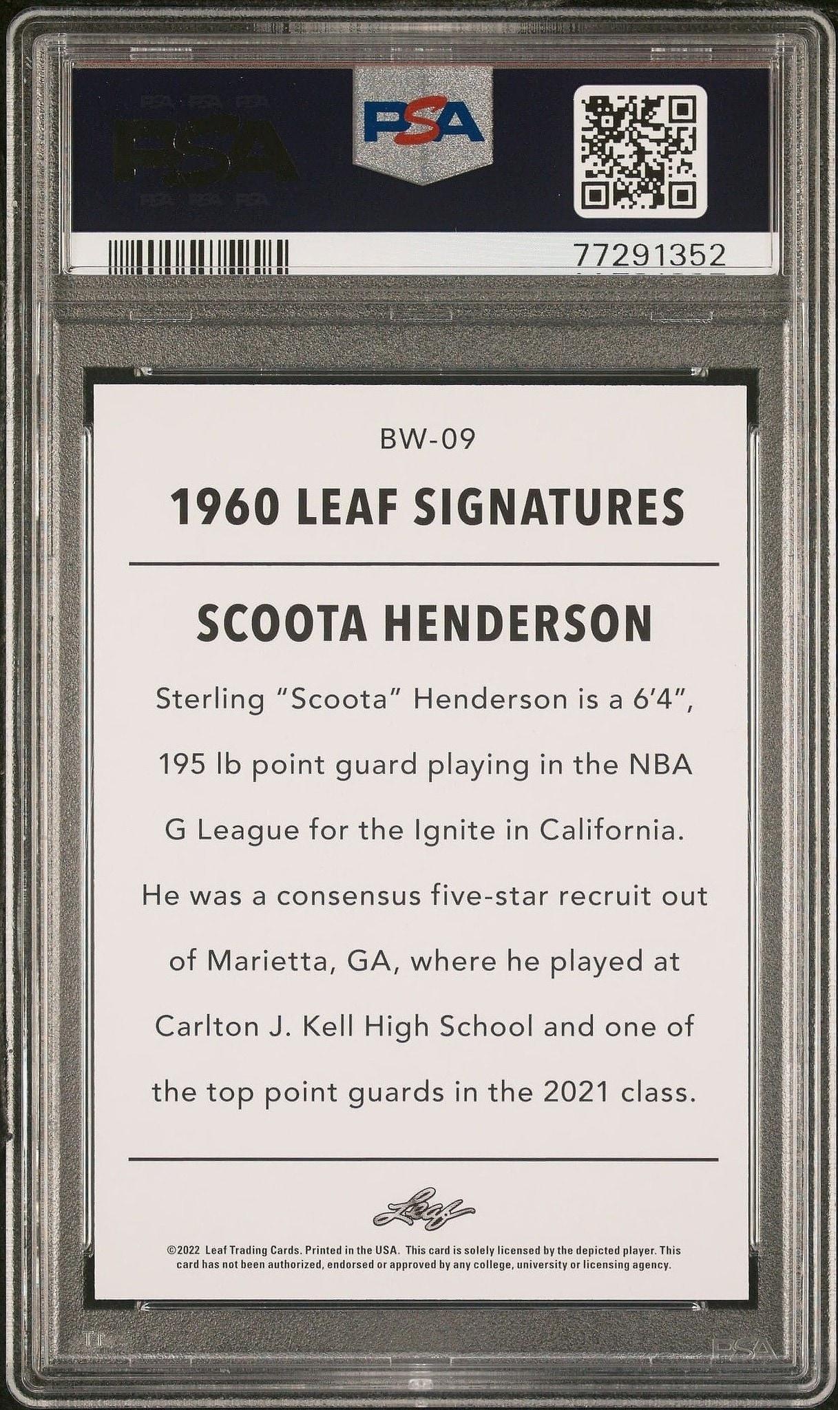 Scoot Henderson - Back