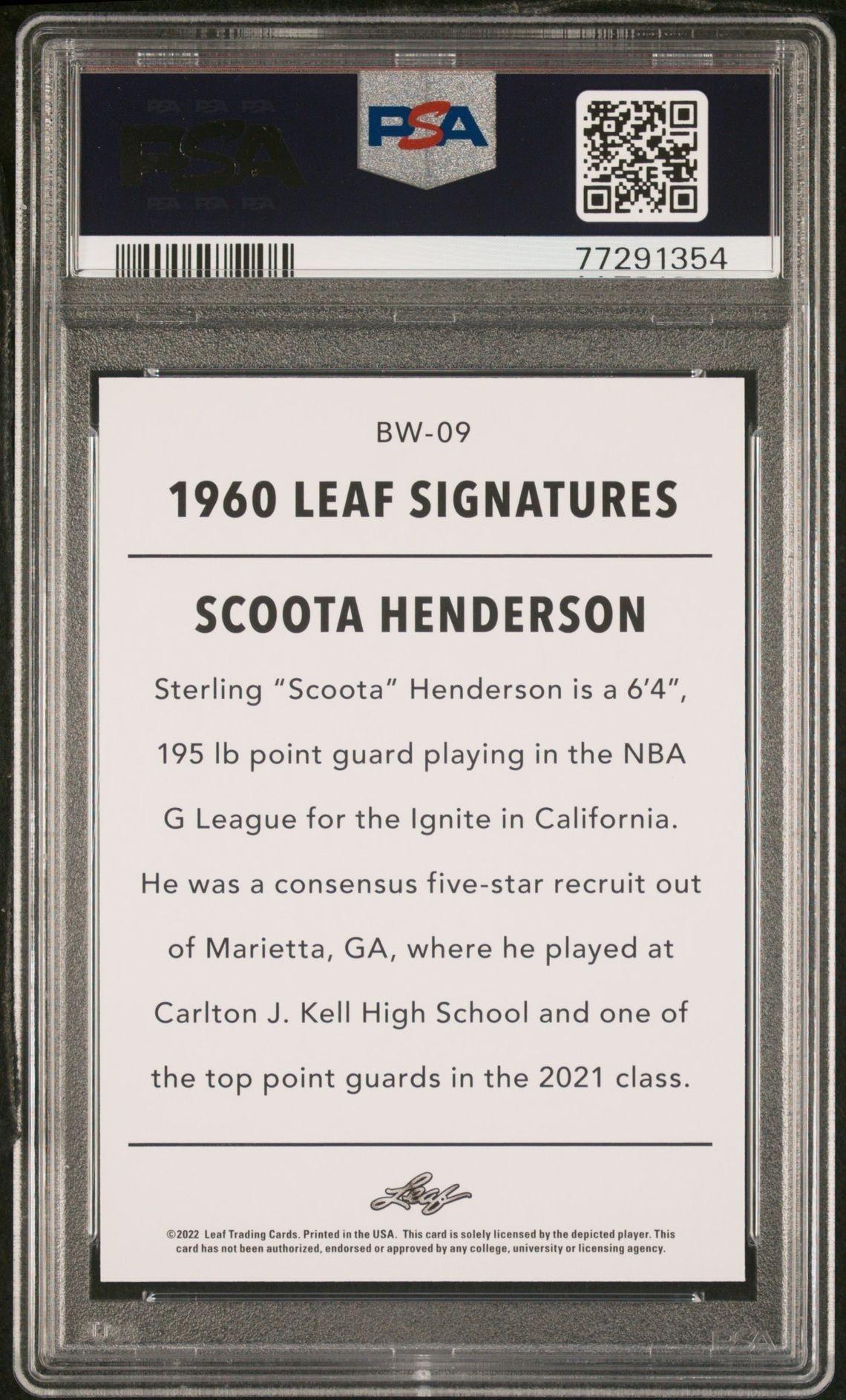 Scoot Henderson - Back