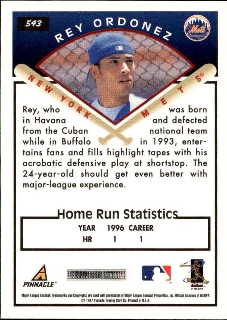 Rey Ordonez - Back