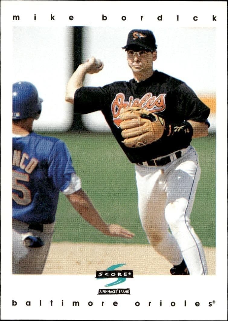 1997 Score Mike Bordick #465 trading card