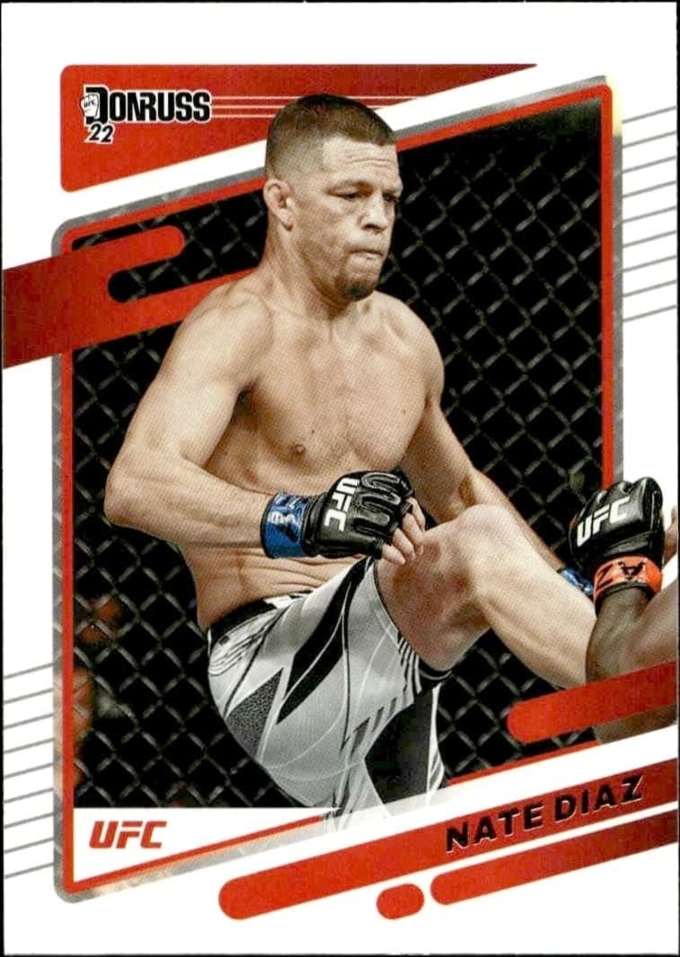 2022 Panini UFC Nate Diaz #46 trading card