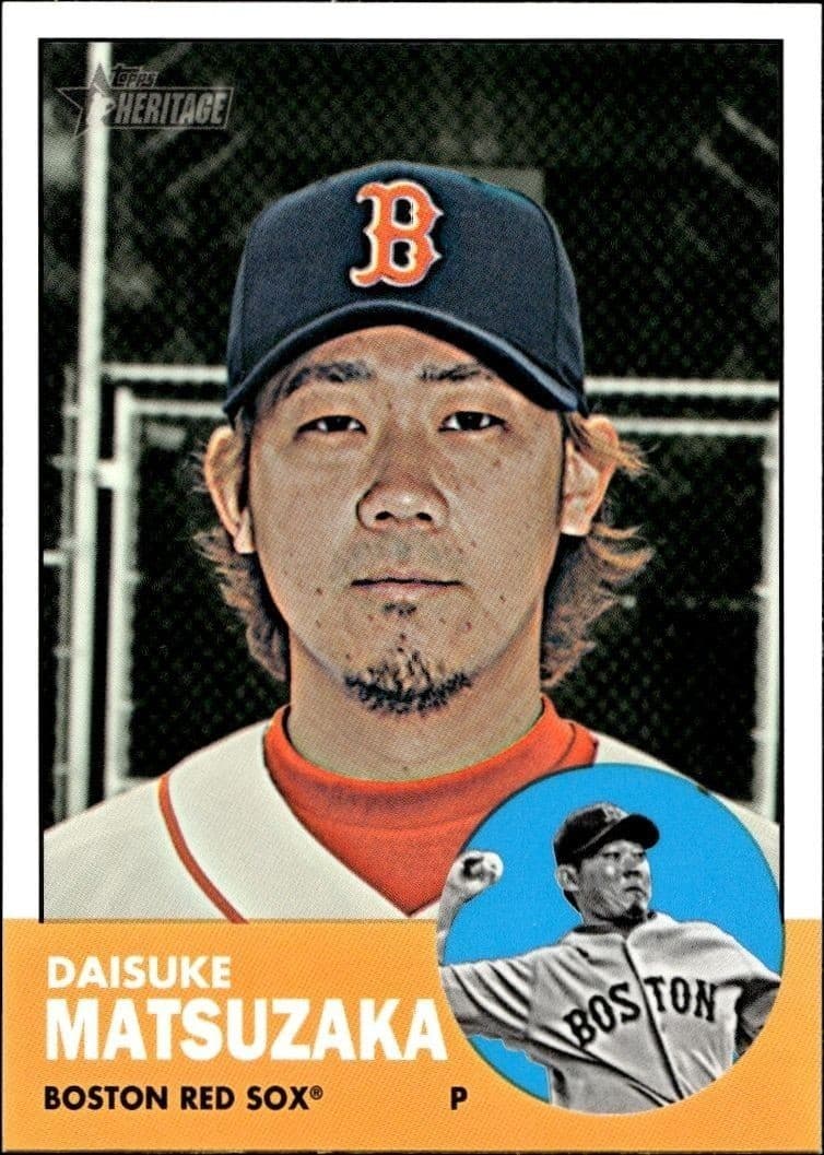 2012 Topps Heritage High Number Daisuke Matsuzaka #H637 trading card