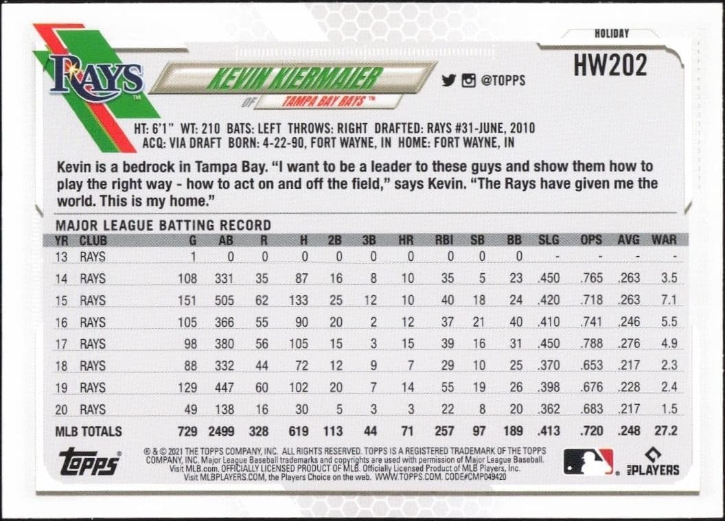 Kevin Kiermaier - Back
