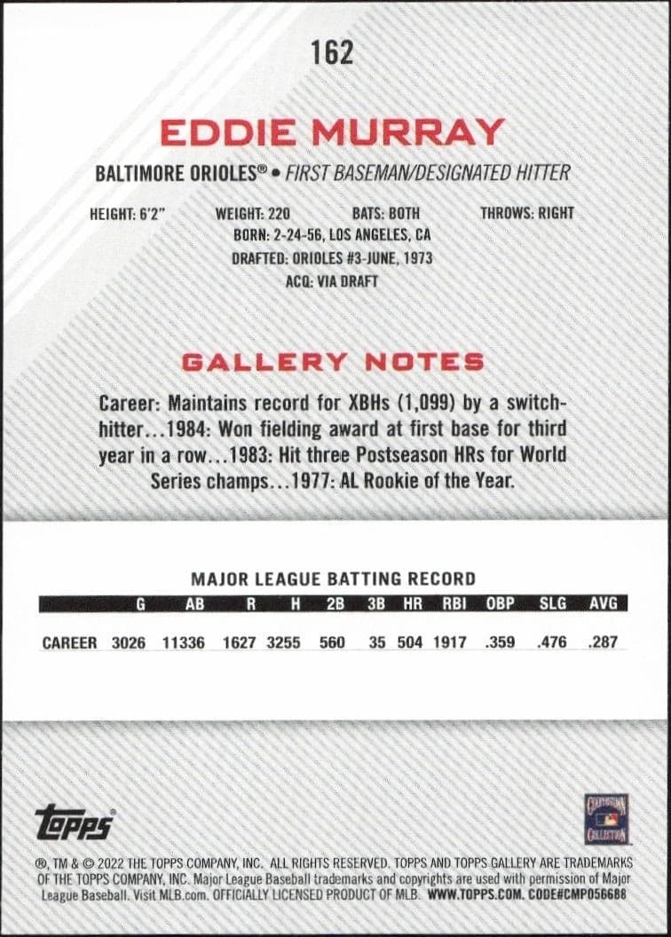 Eddie Murray - Back