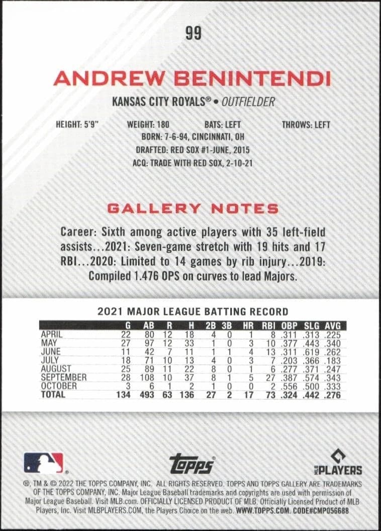 Andrew Benintendi - Back