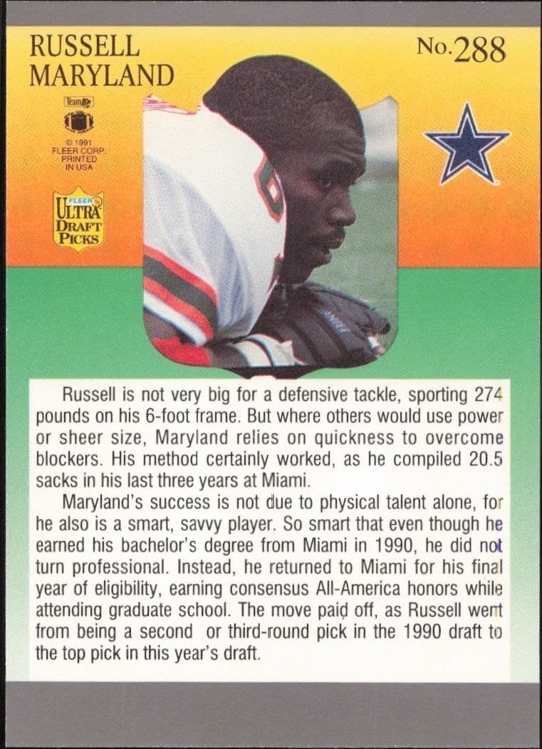 Russell Maryland - Back