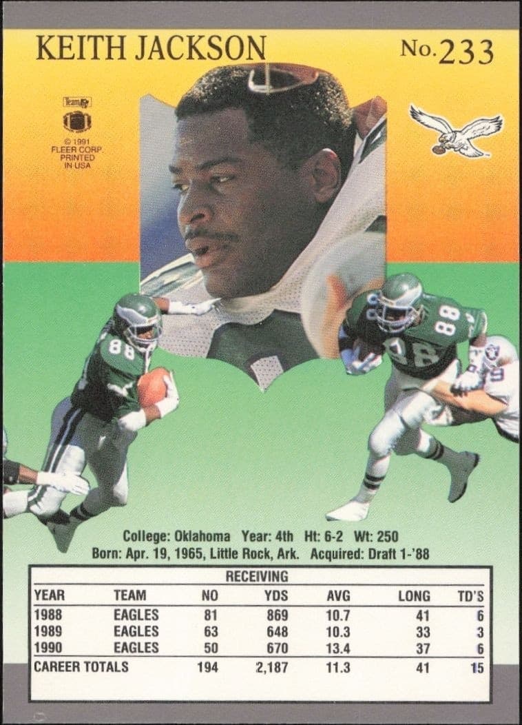 Keith Jackson - Back