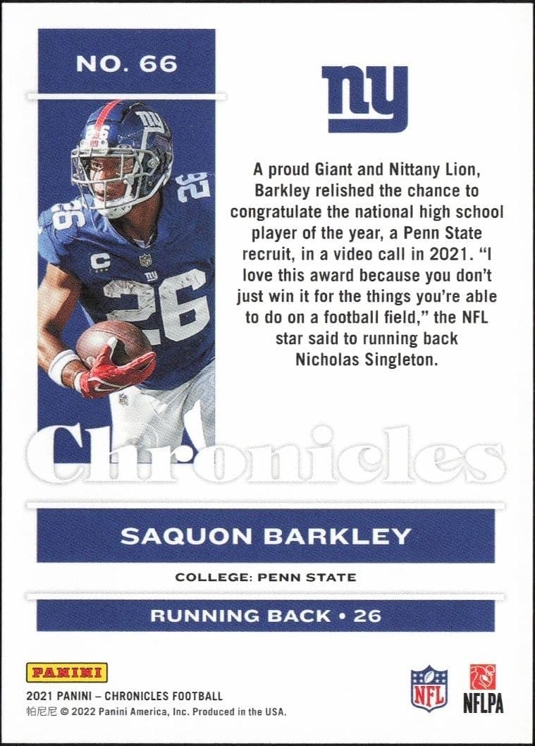 Saquon Barkley - Back