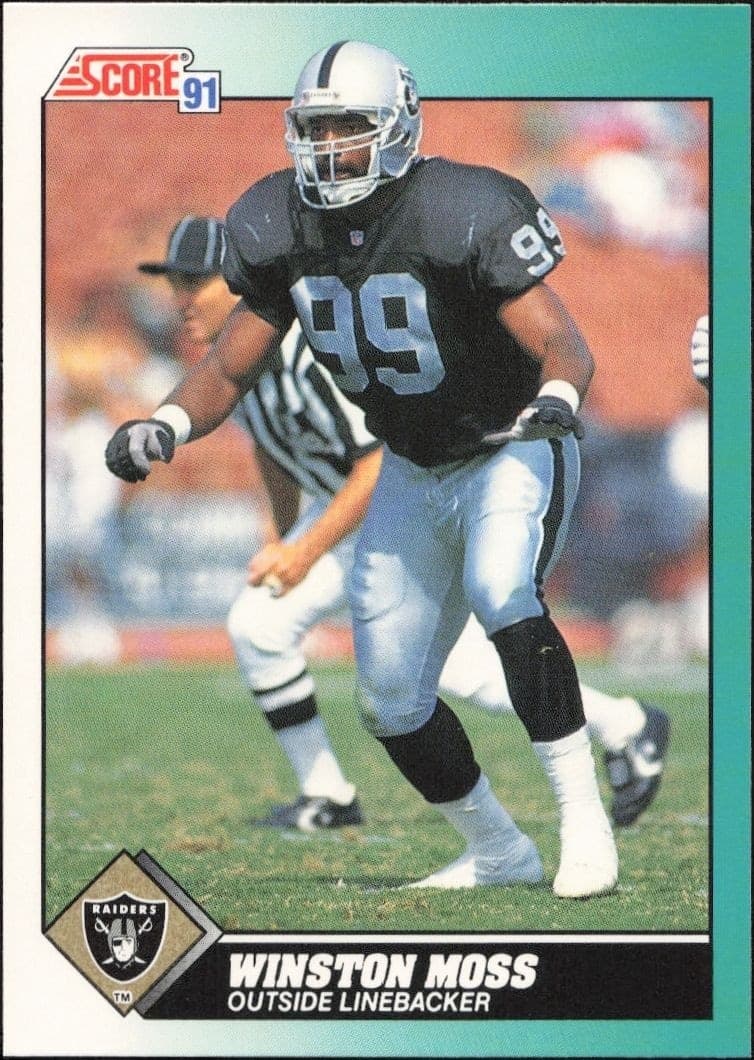 1991 Score Supplemental Winston Moss #38T trading card
