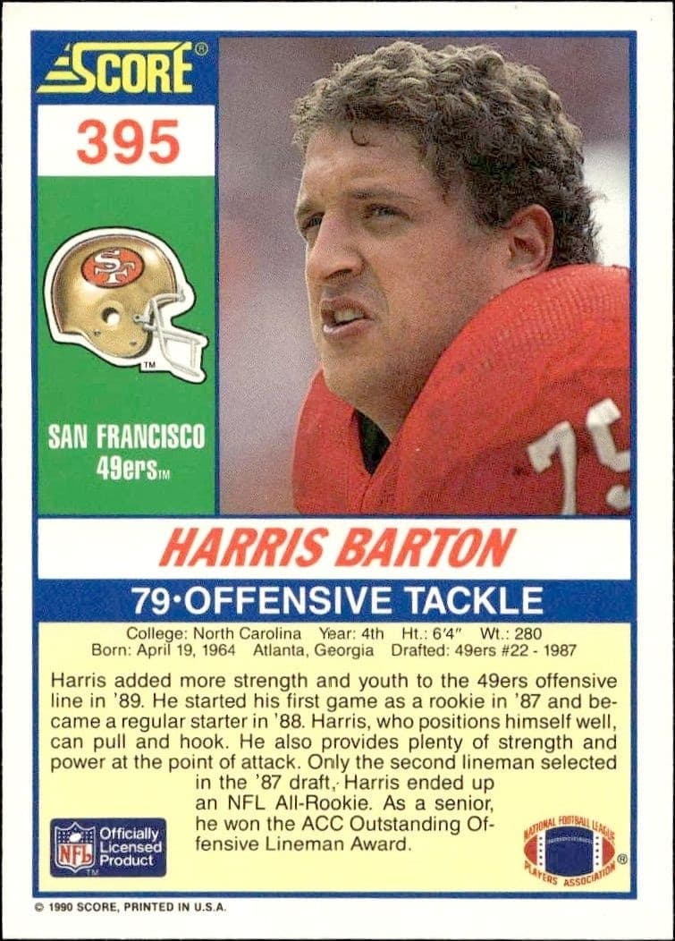 Harris Barton - Back