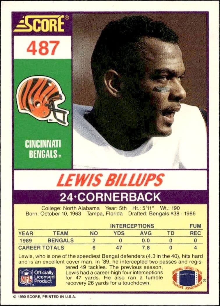 Lewis Billups - Back
