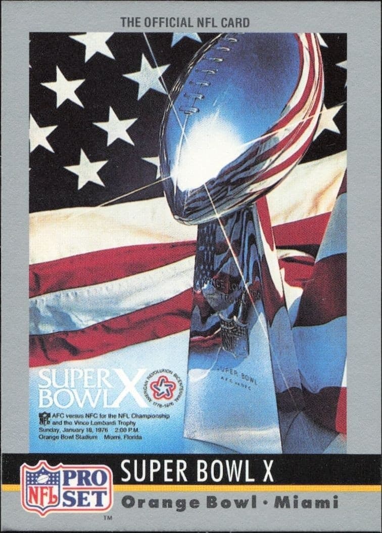 Super Bowl X - Front