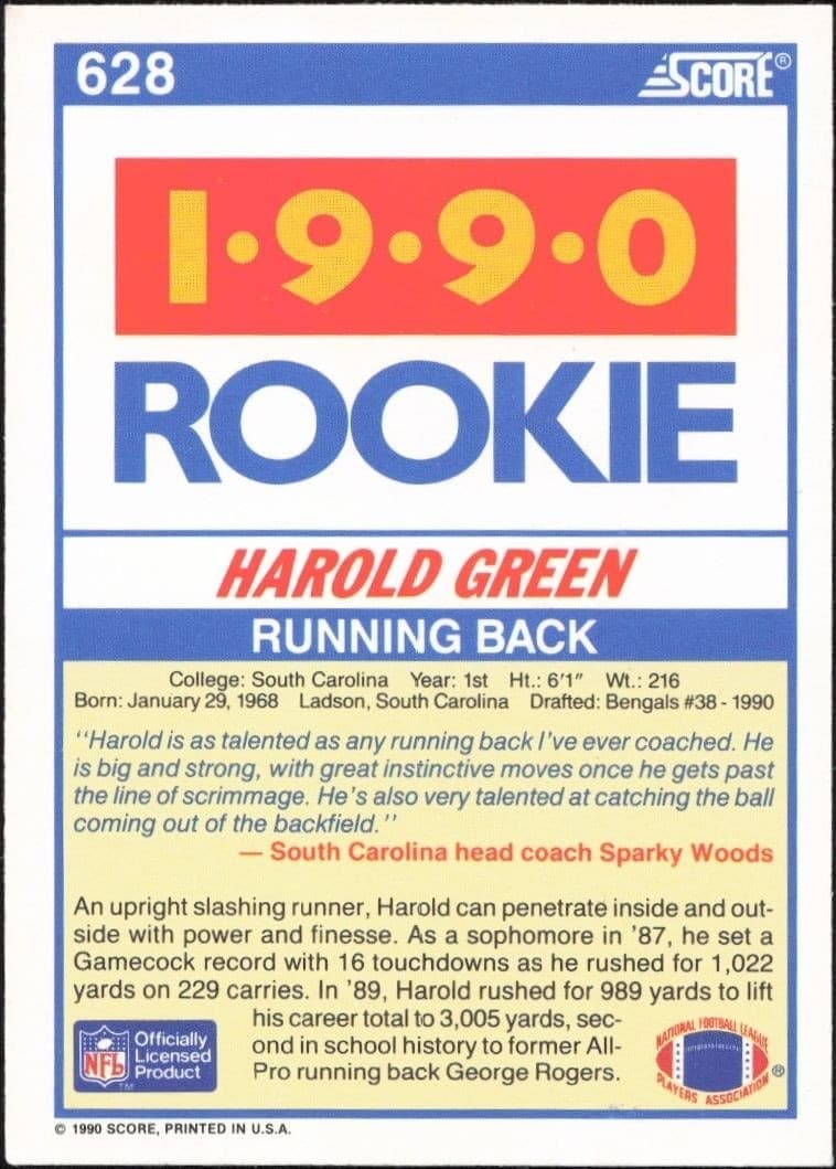 Harold Green - Back
