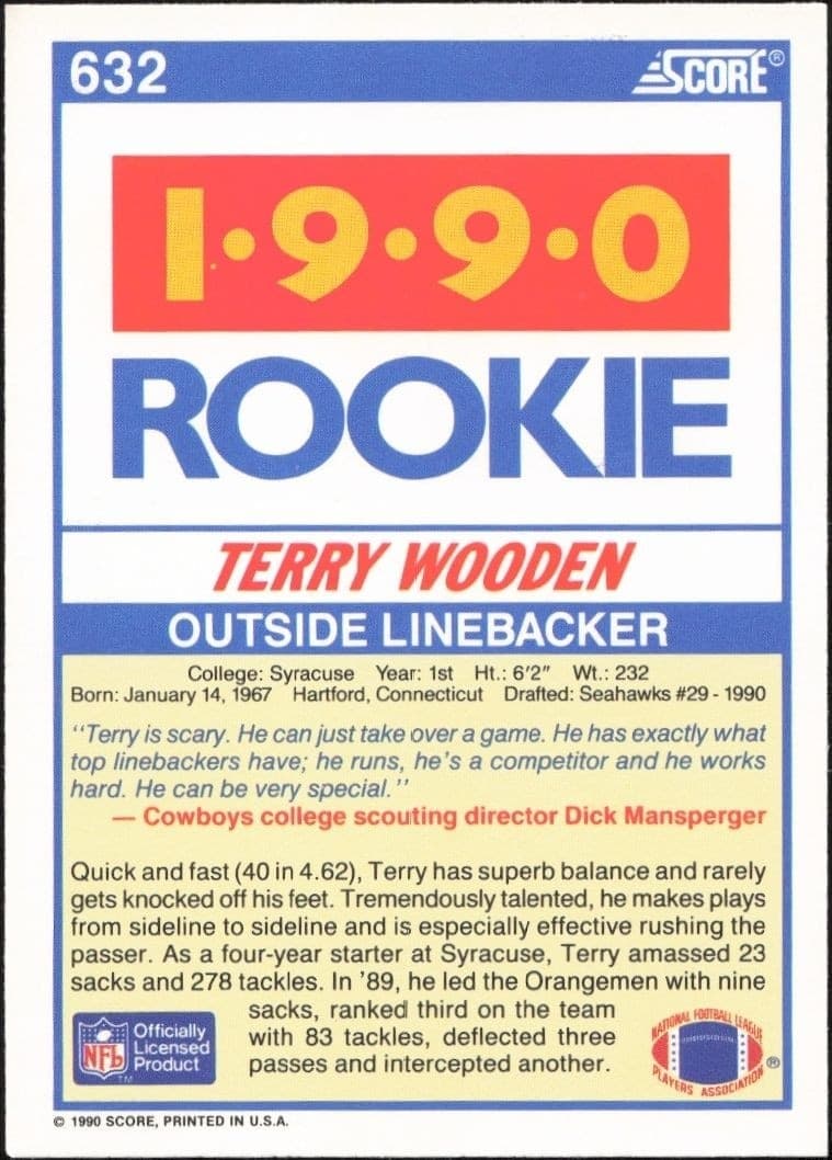 Terry Wooden - Back