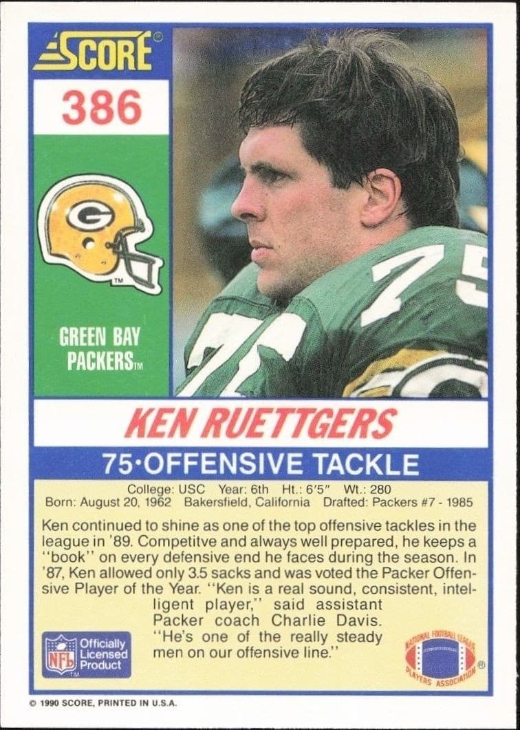Ken Ruettgers - Back