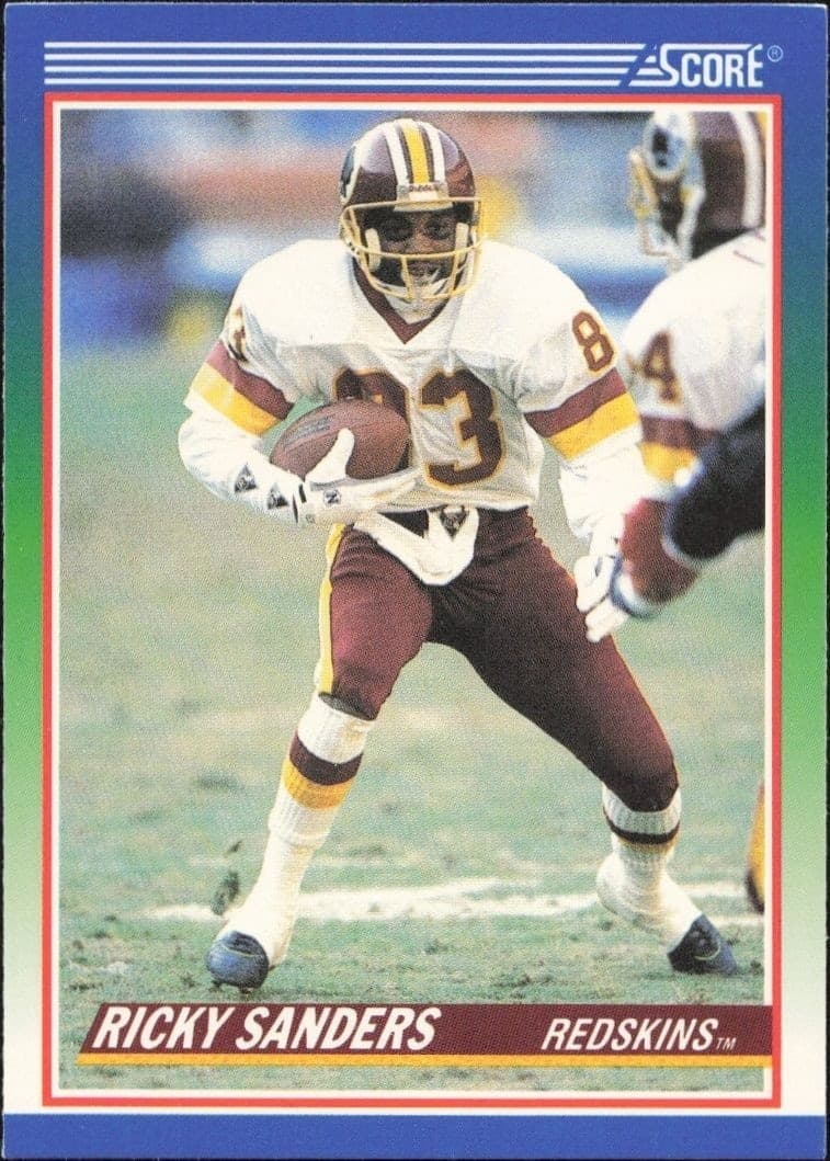 1990 Score Ricky Sanders #389 trading card