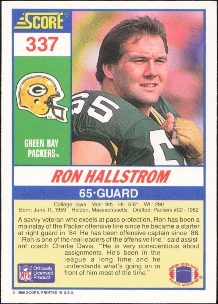 Ron Hallstrom - Back