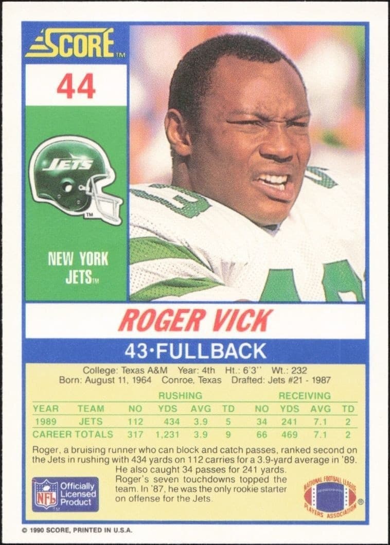 Roger Vick - Back