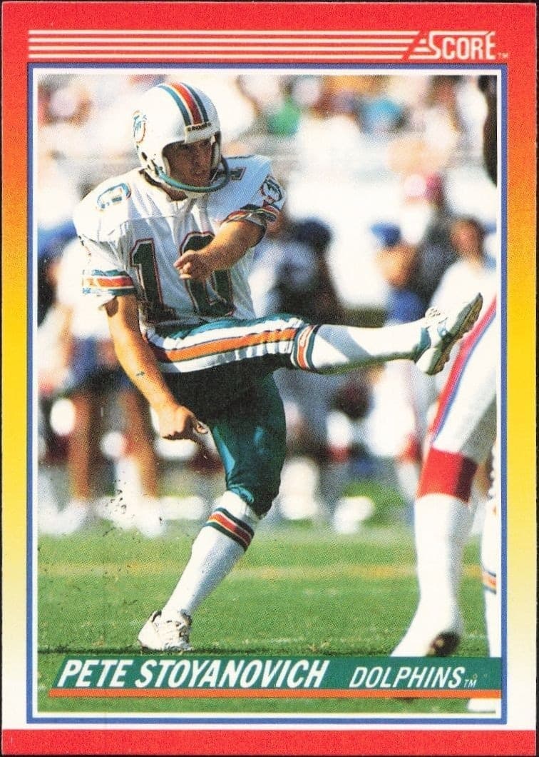 1990 Score Pete Stoyanovich #272 trading card