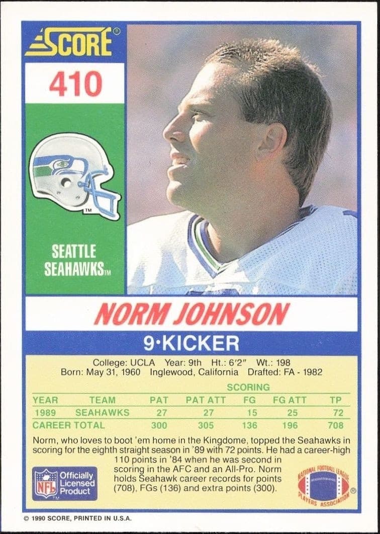 Norm Johnson - Back